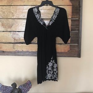 AUW dress with embroidery